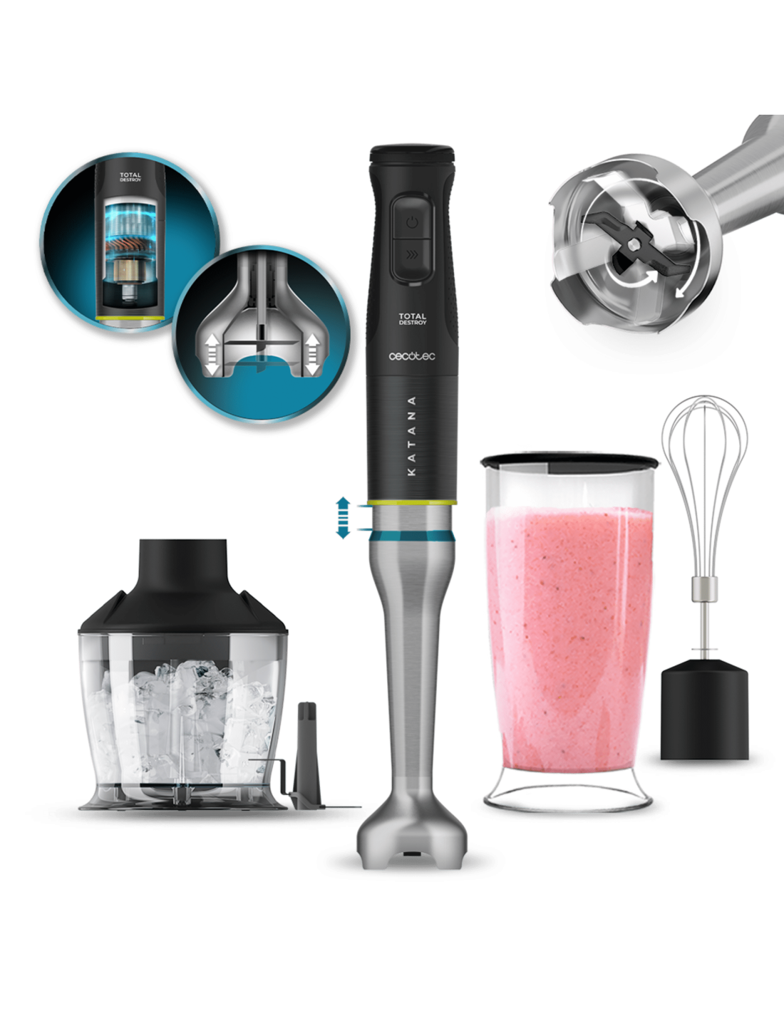 Batidora de mano Katana 15 TotalDestroy Chop B