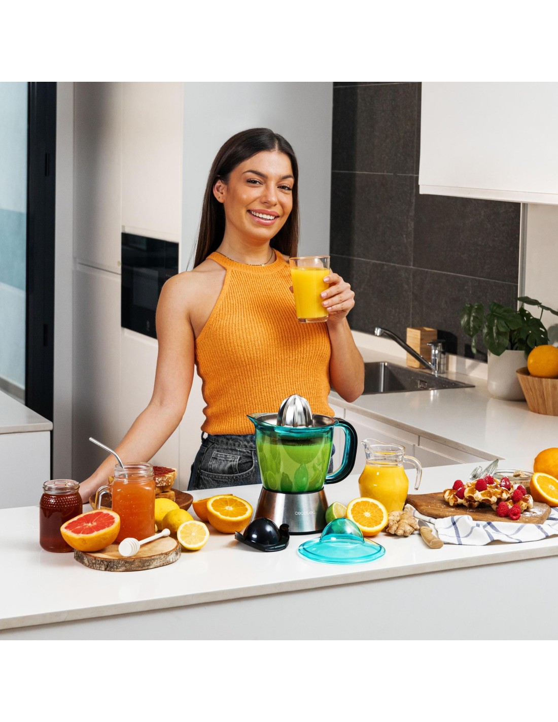 Exprimidor eléctrico Zitra Full Steel