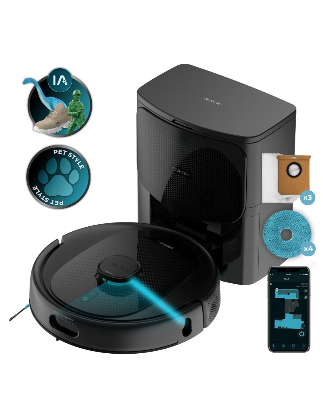 Conga 9990 AI Spin Revolution Ultra Power Home