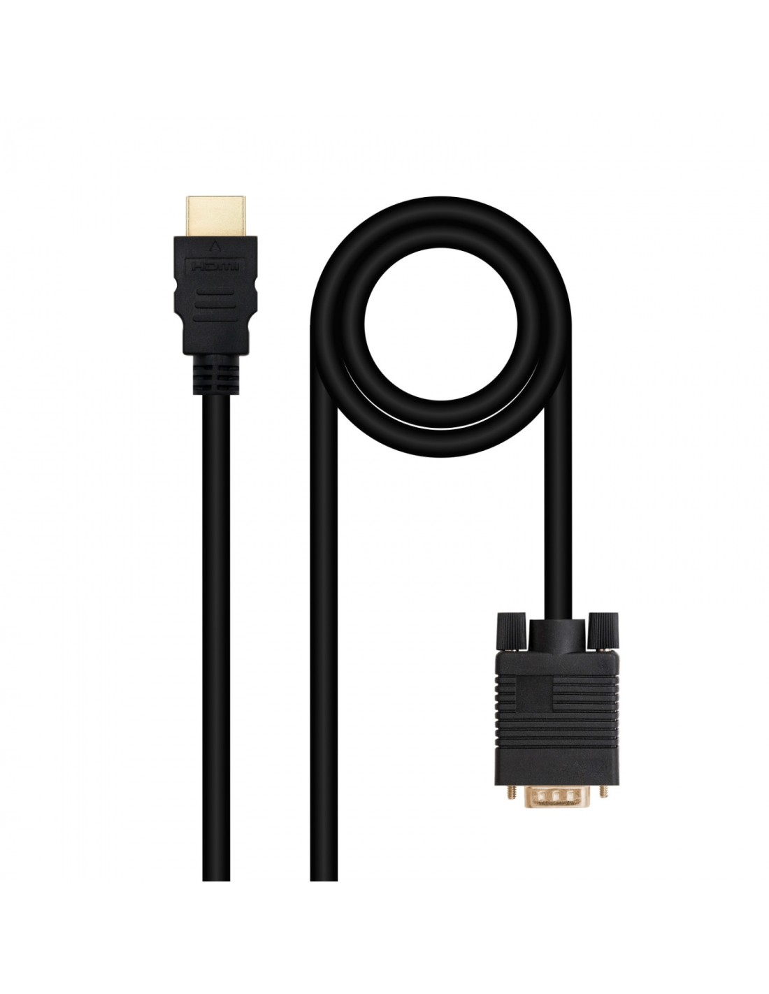 Nanocable Cable Conversor HDMI a VGA, 1.8 m, Negro