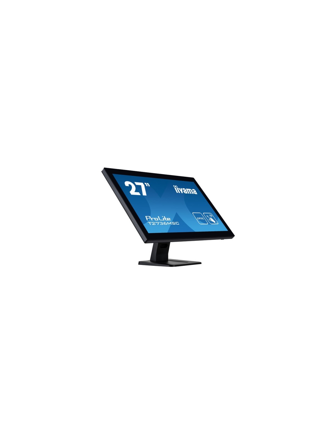 iiyama ProLite T2752MSC-B1 pantalla para PC 68,6 cm (27") 1920 x 1080 Pixeles Full HD LED Pantalla táctil Negro