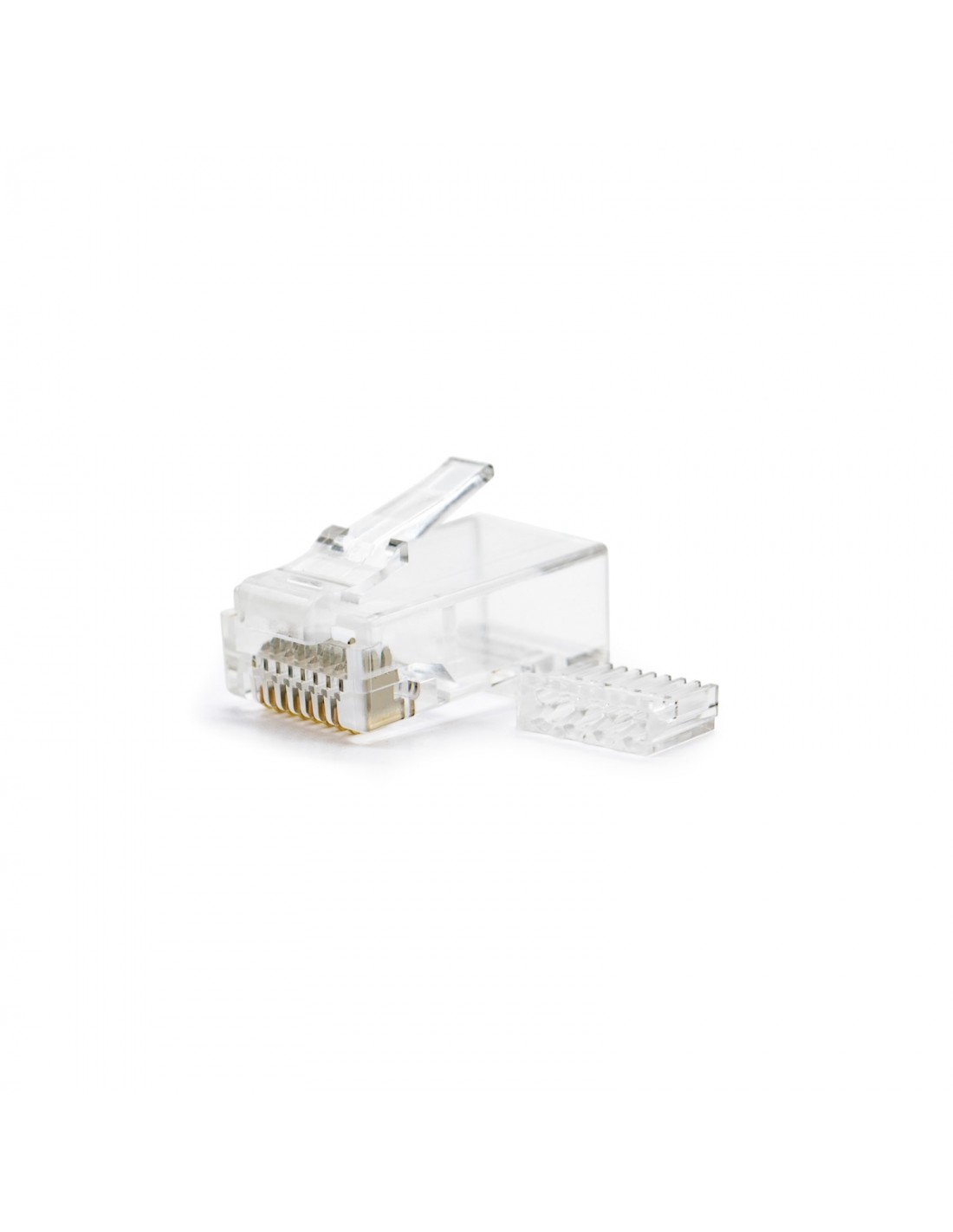 Nanocable 10.21.0201-50 conector RJ-45 Transparente