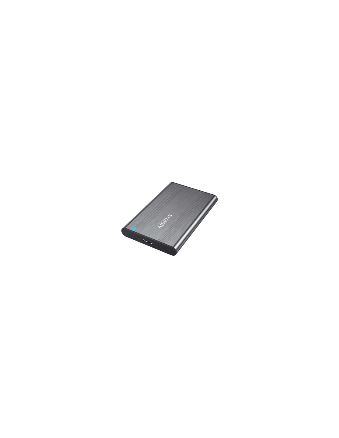 AISENS Caja Externa 2,5â?³ 9.5mm SATA a USB 3.0/USB3.1 Gen1, Gris