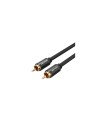 Vention Cable Estéreo VAB-R09-B100/ RCA Macho - RCA Macho/ 1m/ Negro