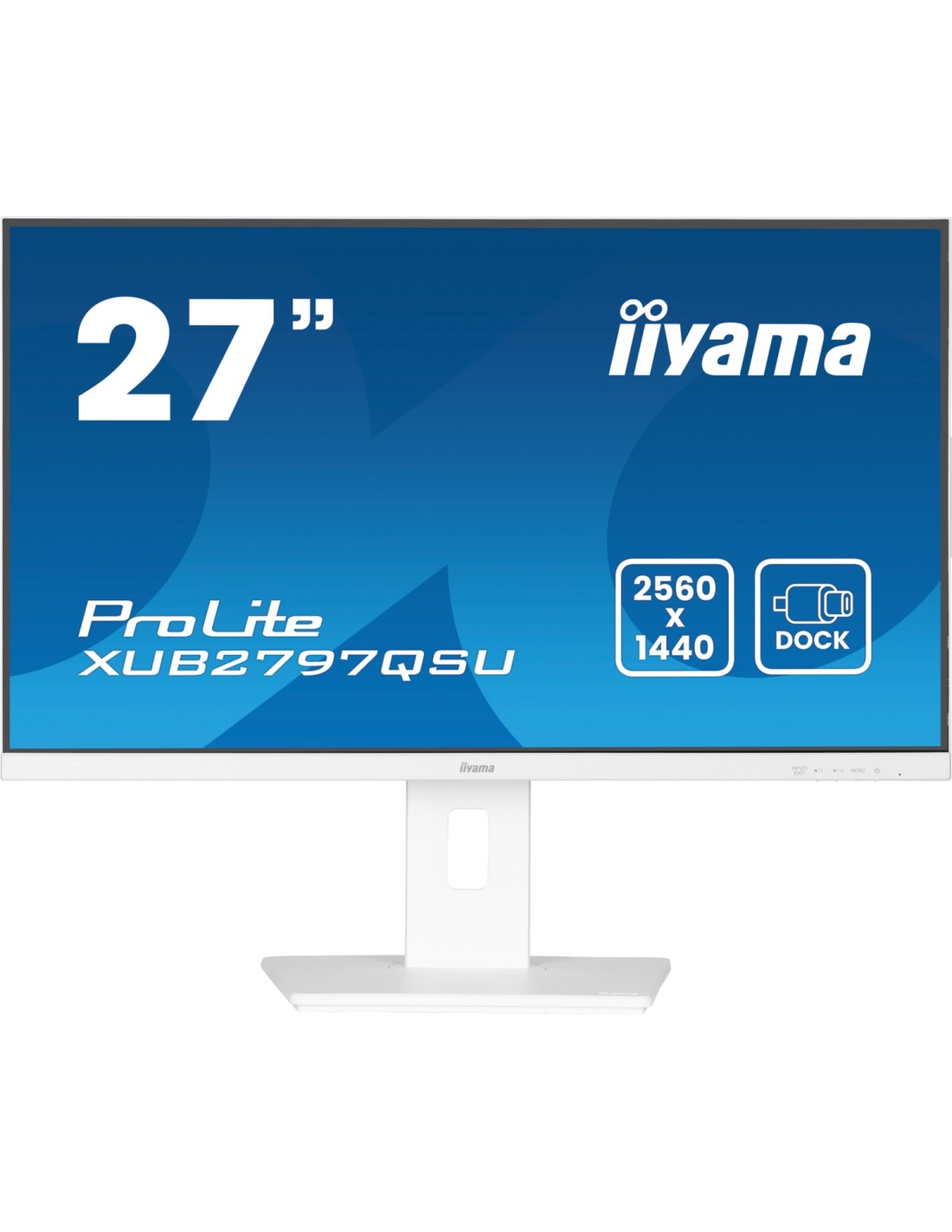 iiyama ProLite XUB2797QSU-W2 pantalla para PC 68,6 cm (27") 2560 x 1440 Pixeles Quad HD LED Blanco