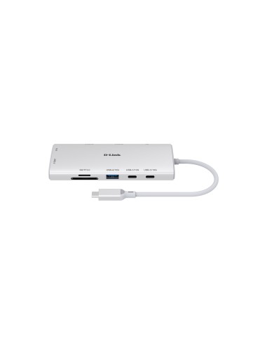 D-Link DUP-A01 hub de interfaz USB 3.2 Gen 1 (3.1 Gen 1) Type-C 10000 Mbit/s Blanco