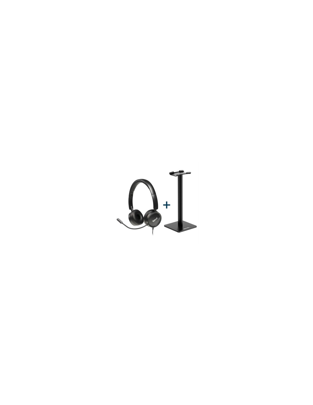 iggual Kit auriculares Dual Tech + soporte SA22