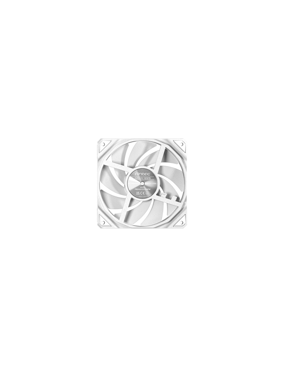 Antec Nova Carcasa del ordenador Ventilador 12 cm Blanco 1 pieza(s)
