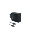 Approx APPUSBWALL45W Cargador 45W QC 1x USB A + 1 x USB C+Cable