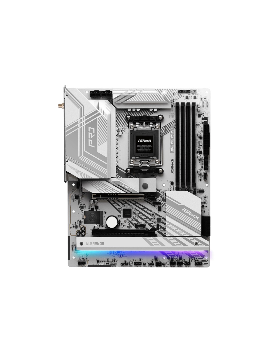 Asrock X870 Pro RS WiFi AMD X870 Zócalo AM5 ATX