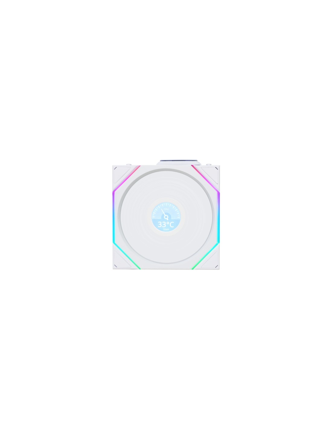 Lian Li Uni Fan TL120 LCD Wireless Carcasa del ordenador Ventilador 12 cm Blanco 1 pieza(s)