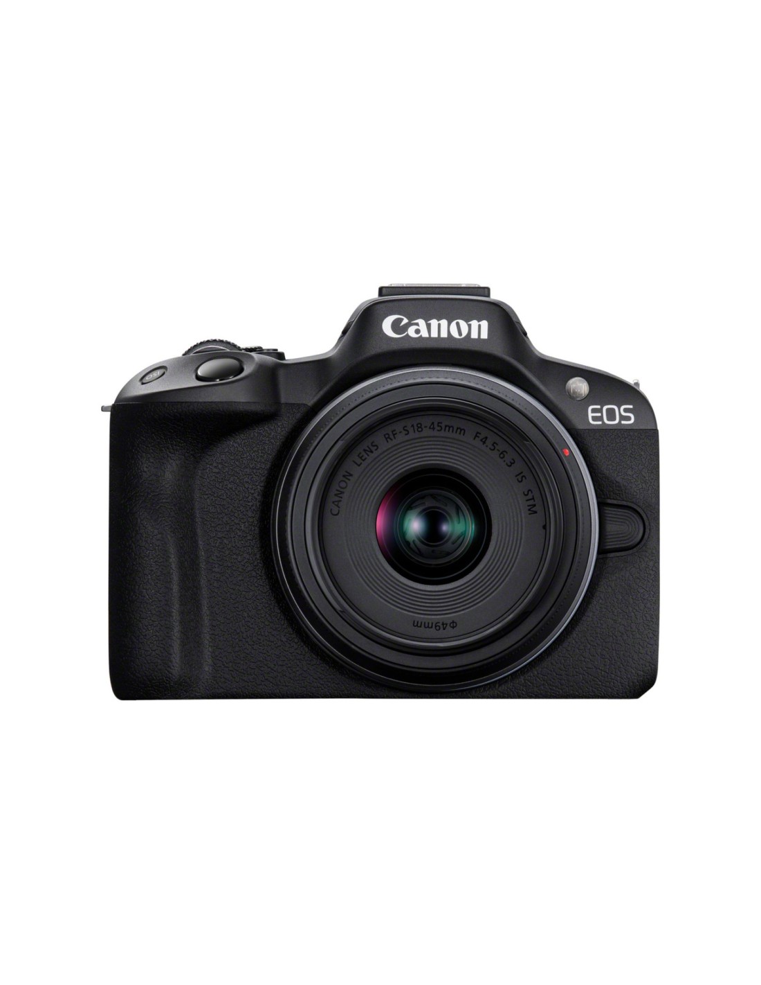 Canon EOS R50, Black + RF-S 18-45mm F4.5-6.3 IS STM Kit MILC 24,2 MP CMOS 6000 x 4000 Pixeles Negro