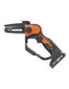 WORX WG324E motosierra Negro, Naranja