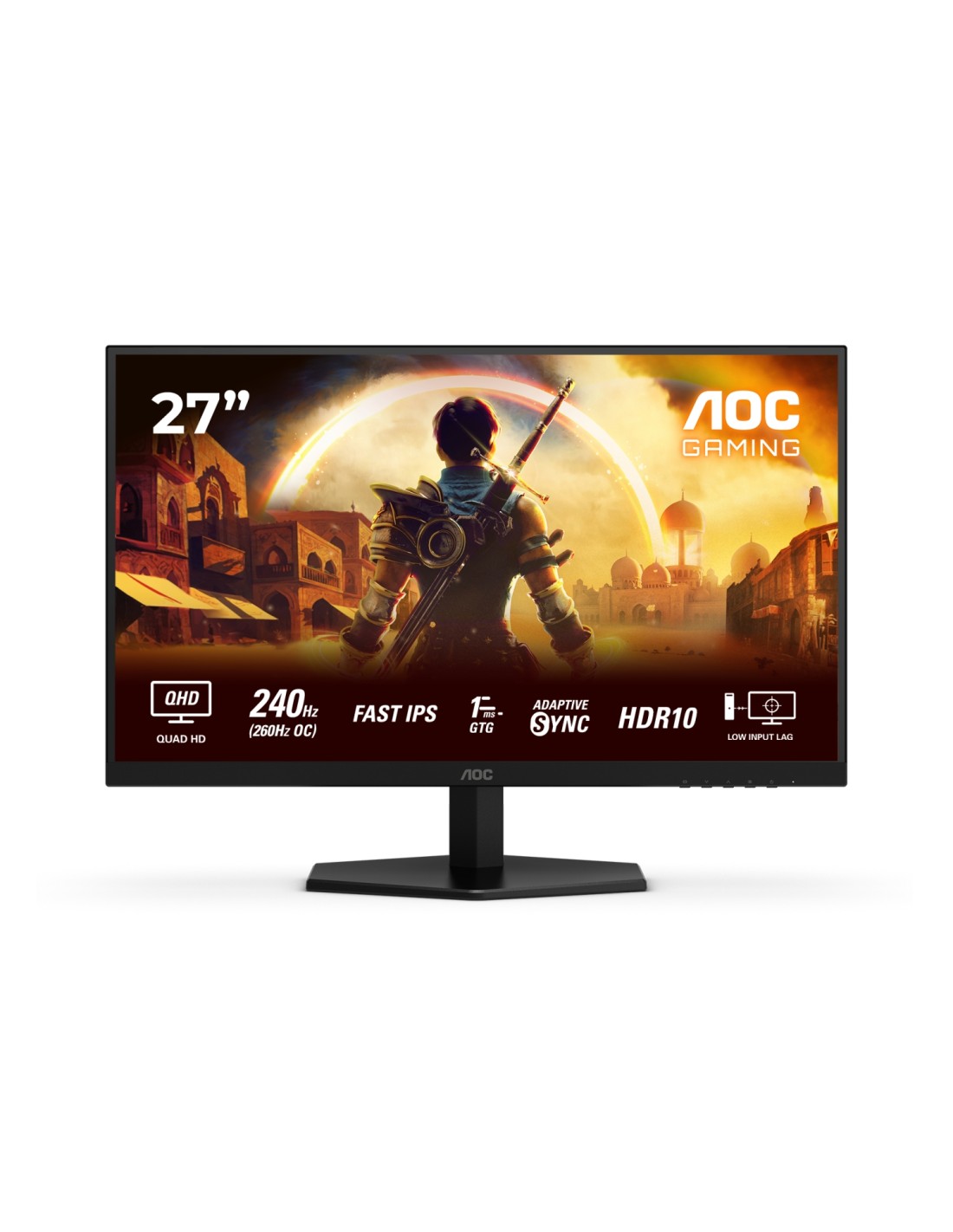 AOC Q27G42ZE pantalla para PC 68,6 cm (27") 2560 x 1440 Pixeles Wide Quad HD LCD Negro