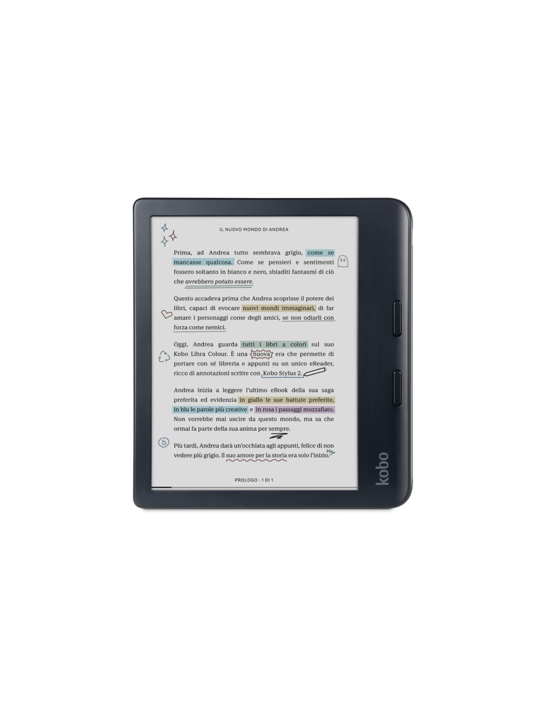 Rakuten Kobo Libra Colour lectore de e-book Pantalla táctil 32 GB Wifi Negro