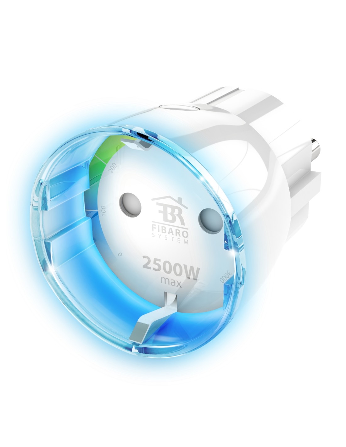 Fibaro FIBEFGWPF-102-5 adaptador de enchufe eléctrico Tipo F Blanco