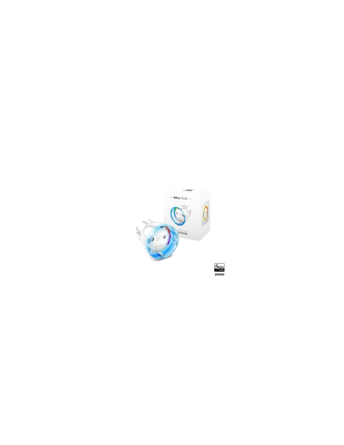 Fibaro FIBEFGWPF-102-5 adaptador de enchufe eléctrico Tipo F Blanco