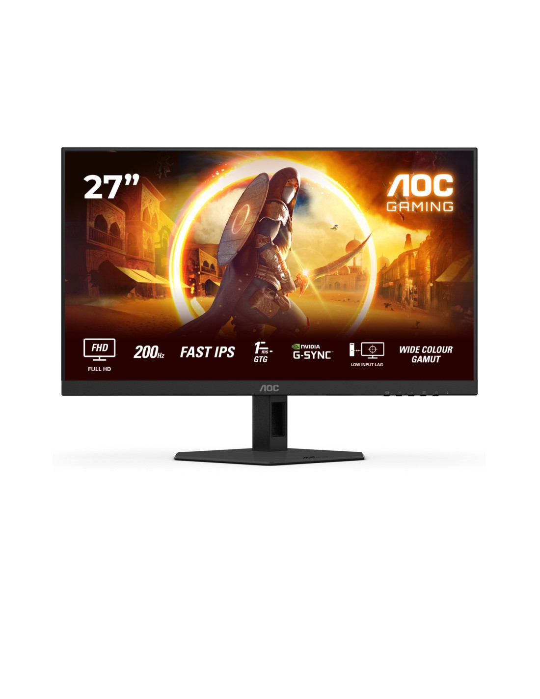 AOC G4 27G4HRE pantalla para PC 68,6 cm (27") 1920 x 1080 Pixeles Full HD LED Negro, Rojo