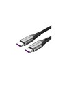 Vention Cable USB 2.0 Tipo-C 5A 100W TAEHF/ USB Tipo-C Macho - USB Tipo-C Macho/ 1m/ Gris