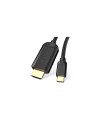 Vention Cable Conversor HDMI 1.4 4K CGUBH/ USB Tipo-C Macho - HDMI Macho/ 2m/ Negro