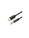 Vention Cable Conversor Audio BGABF/ USB Tipo-C Macho - Jack 3.5 Macho/ 1m/ Negro