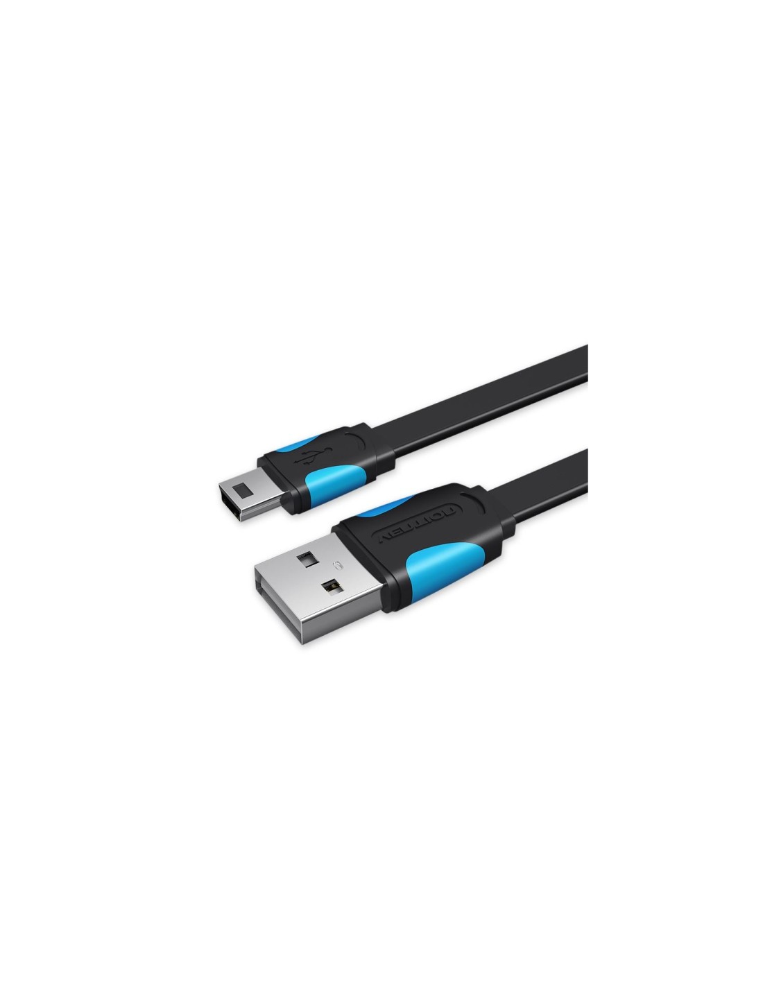 Vention Cable USB 2.0 VAS-A14-B050/ Mini USB Macho - USB Macho/ 50cm/ Azul y Negro