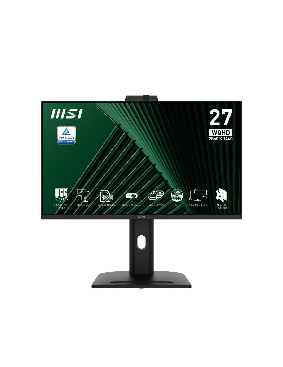 MSI Pro MP275QPDG pantalla para PC 68,6 cm (27") 2560 x 1440 Pixeles Wide Quad HD LCD Negro