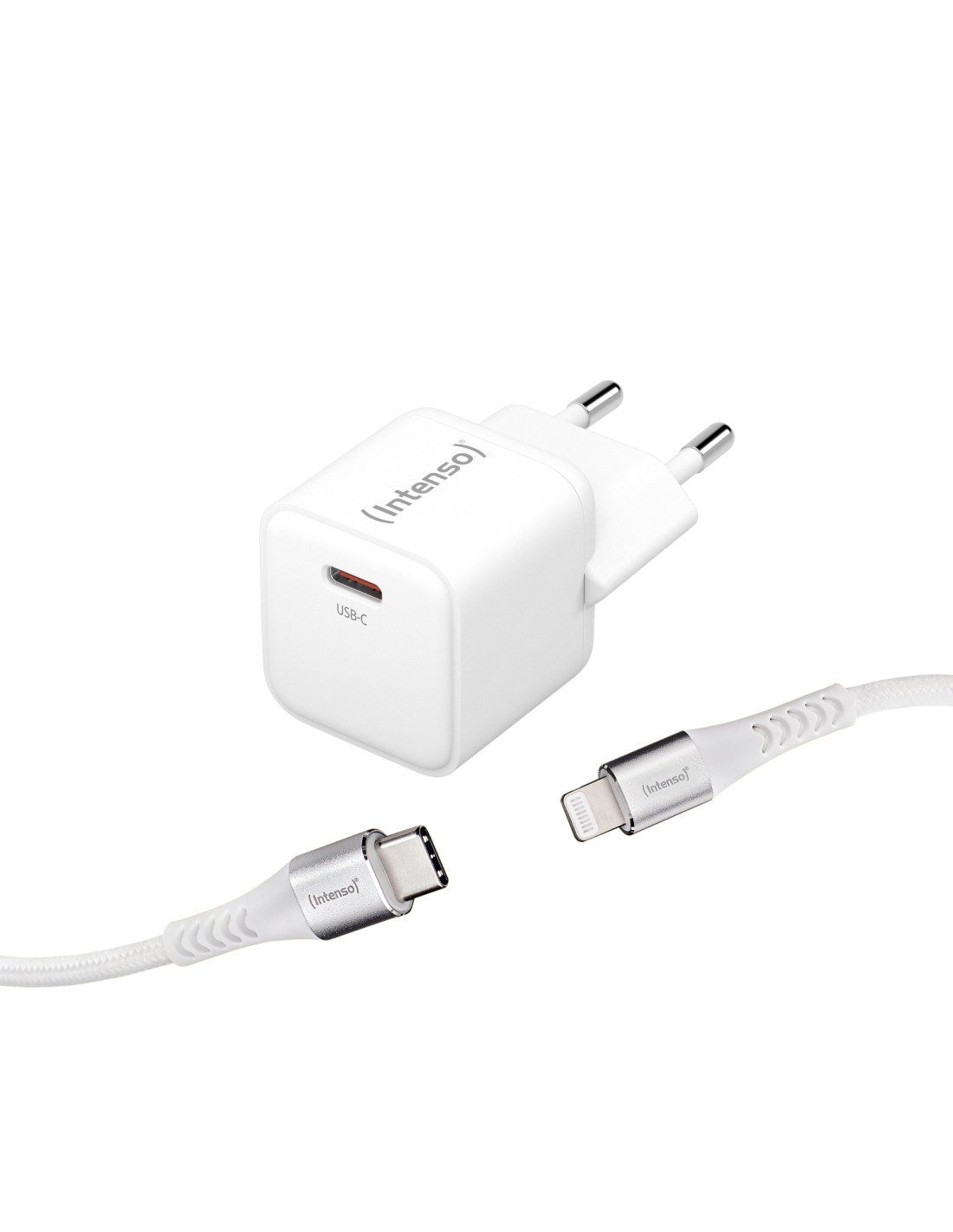 Intenso 7803052 cargador de dispositivo móvil Universal Blanco Corriente alterna Carga rápida Interior