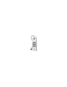 Belkin BSV604VF2M-V2 limitador de tensión Gris, Blanco 6 salidas AC 2