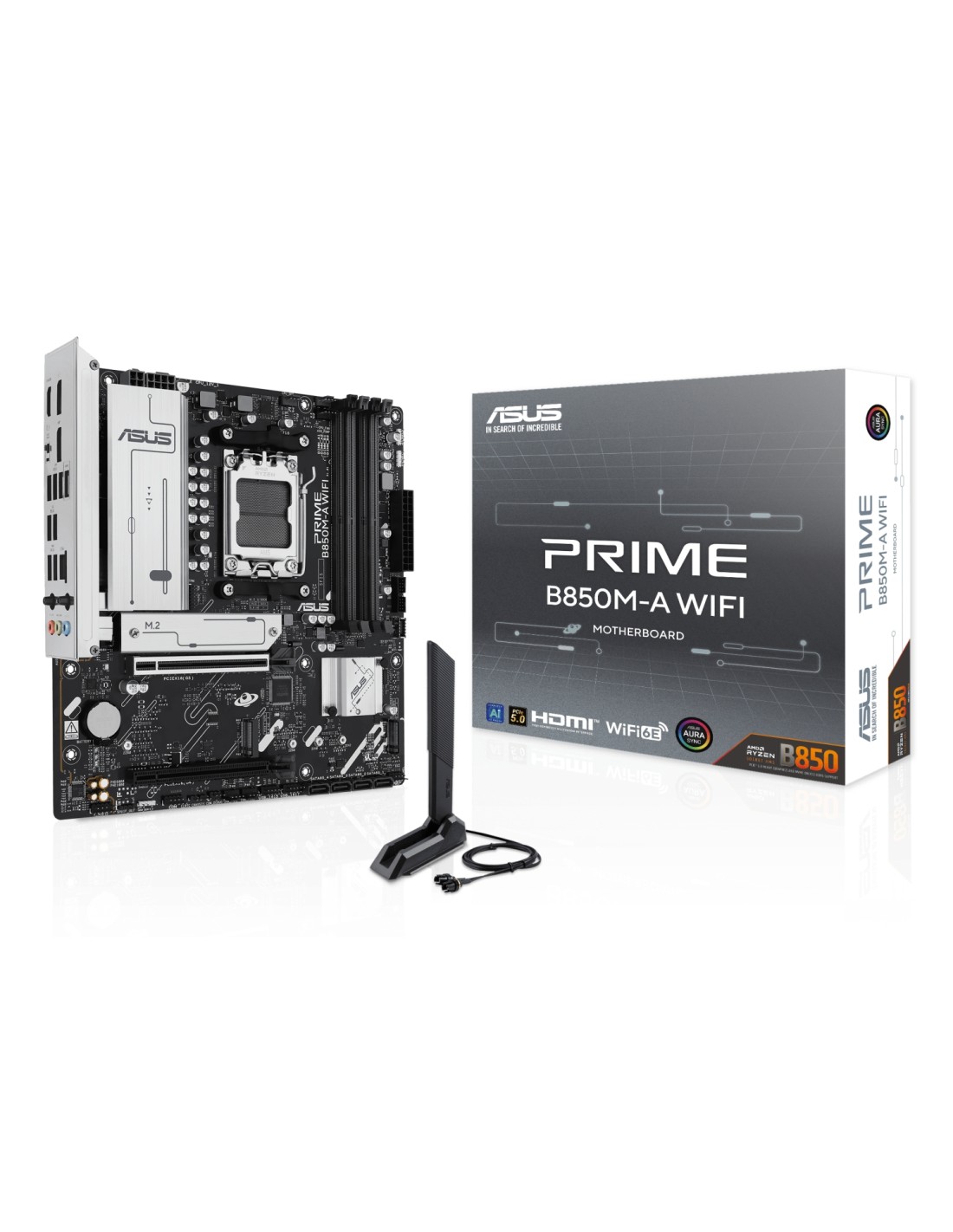 ASUS PRIME B850M-A WIFI AMD B850 Zócalo AM5 micro ATX