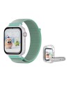 SaveFamily SaveWatch Plus Reloj + Protector GPS y Llamadas 4G Blanco Pulsera Tela OceanVerde