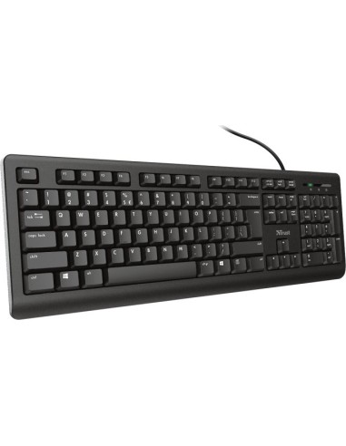 Trust TK-150 teclado Universal USB QWERTY Español Negro