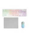 Mars Gaming MCPWXWES teclado Ratón incluido Juego RF inalámbrica + USB QWERTY Español Blanco