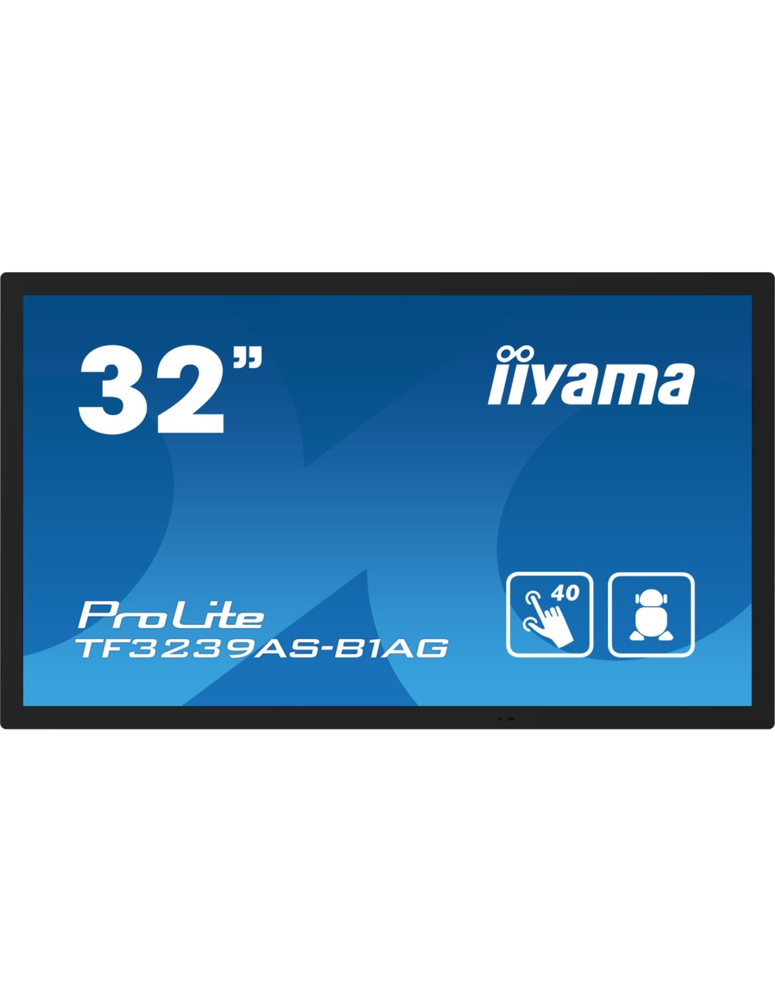 iiyama TF3239AS-B1AG pantalla de señalización Pantalla plana para señalización digital 80 cm (31.5") LED 500 cd / m² 2.4K Ultra