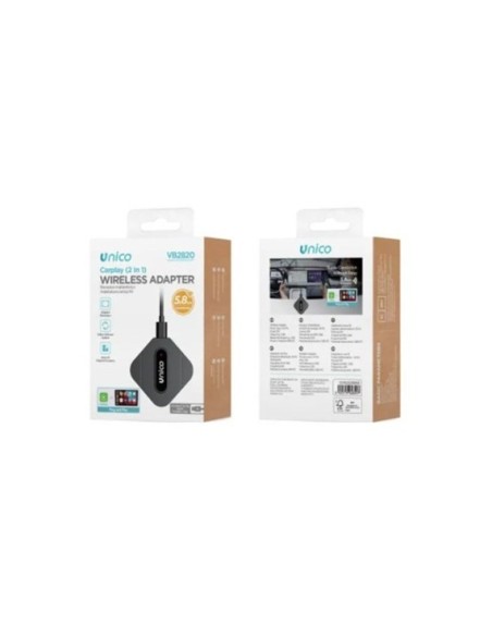 CAJA DE CONVERSIÓN INTELIGENTE CARPLAY CON CONEXIÓN POR CABLE A INALAMBRICA