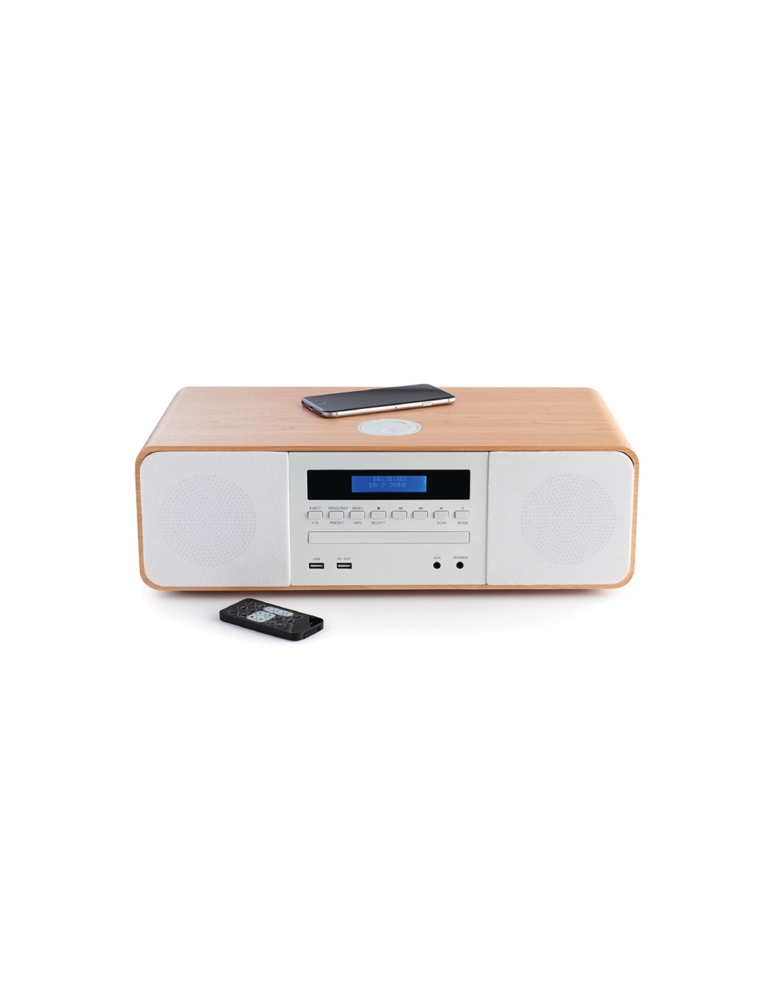 Thomson MIC201IBT sistema de audio para el hogar Microcadena de música para uso doméstico 50 W Blanco