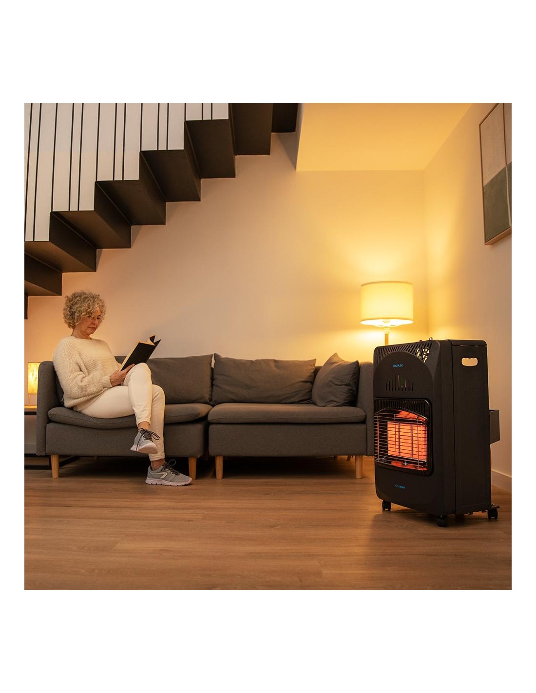 Estufa de gas plegable Ready warm 4000 slim fold