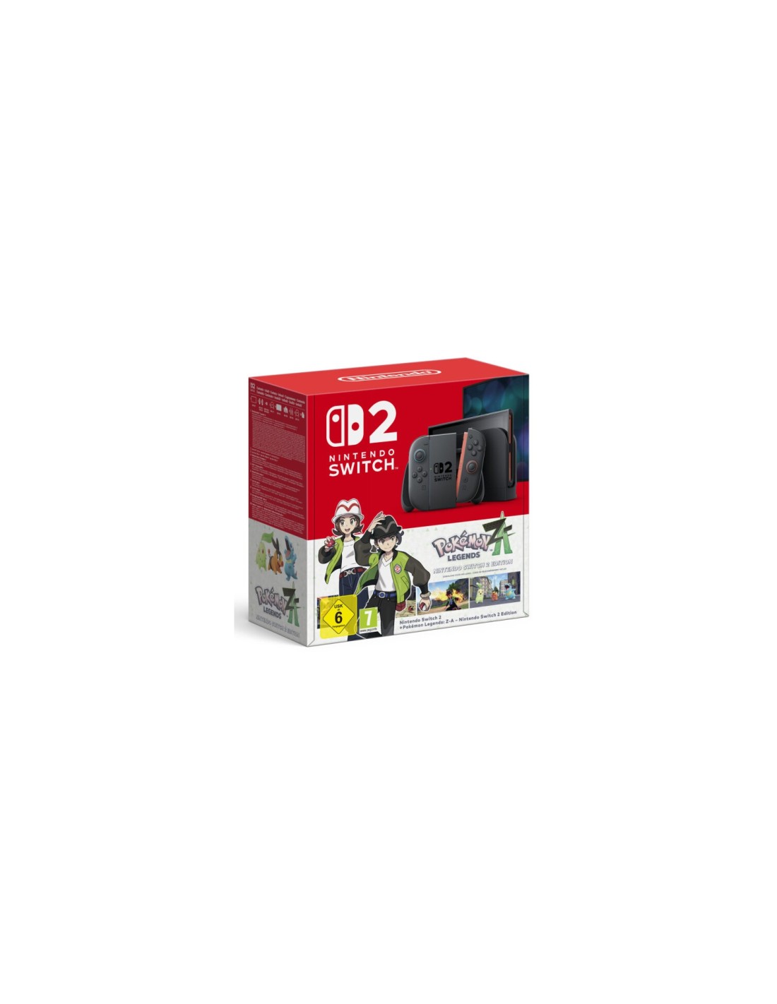Nintendo Switch 2 + Pokémon Legends: Z-A: Switch 2 Edition videoconsola portátil 20,1 cm (7.9") 256 GB Pantalla táctil Wifi Negr