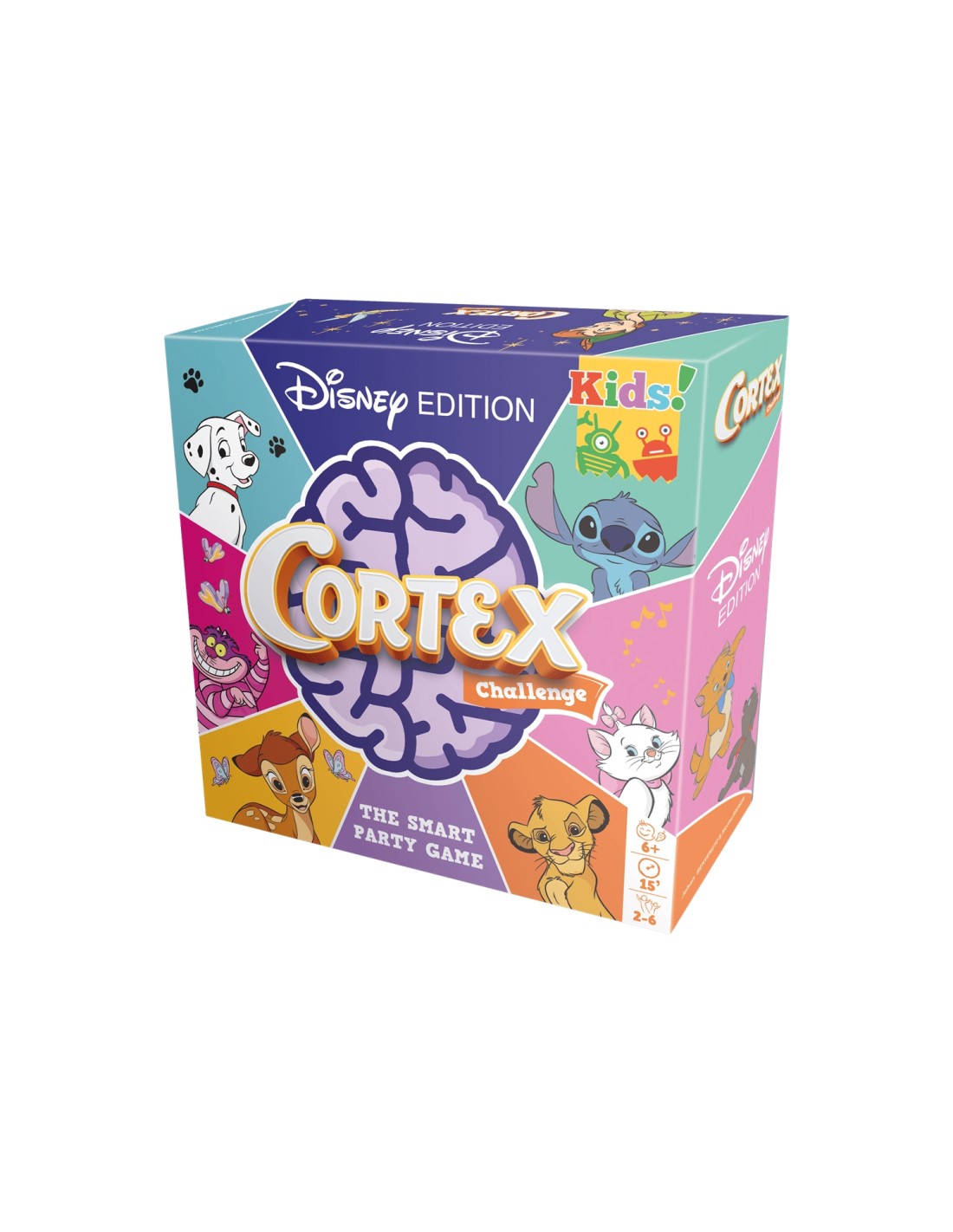 Asmodee CORDIC01ML juego de tablero Cortex Kids Disney Edition 15 min Juego De Cartas Partido