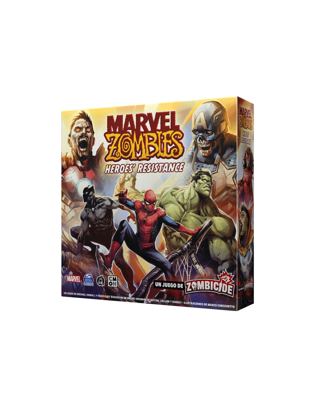 Asmodee CMMZB001ES juego de tablero Marvel Zombies: Heroes Resistance 60 min Juego De Cartas Interpretación de roles