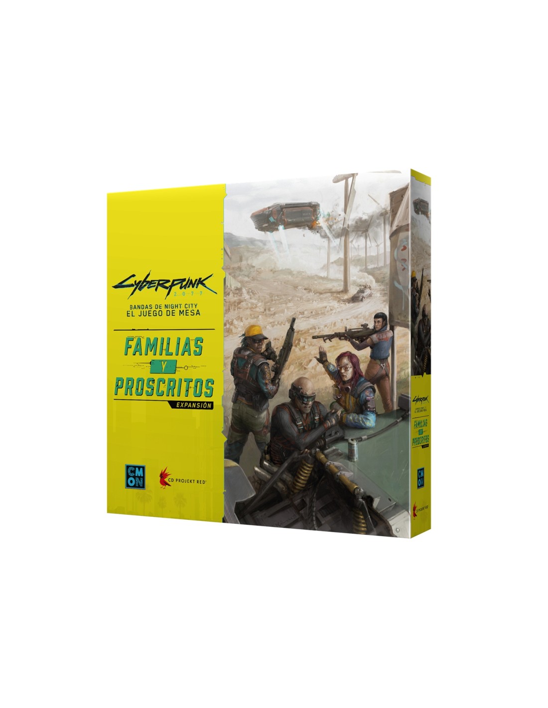 Asmodee CPG002ES juego de tablero Cyberpunk 2077: Familias y Proscritos 120 min Juego De Cartas Interpretación de roles