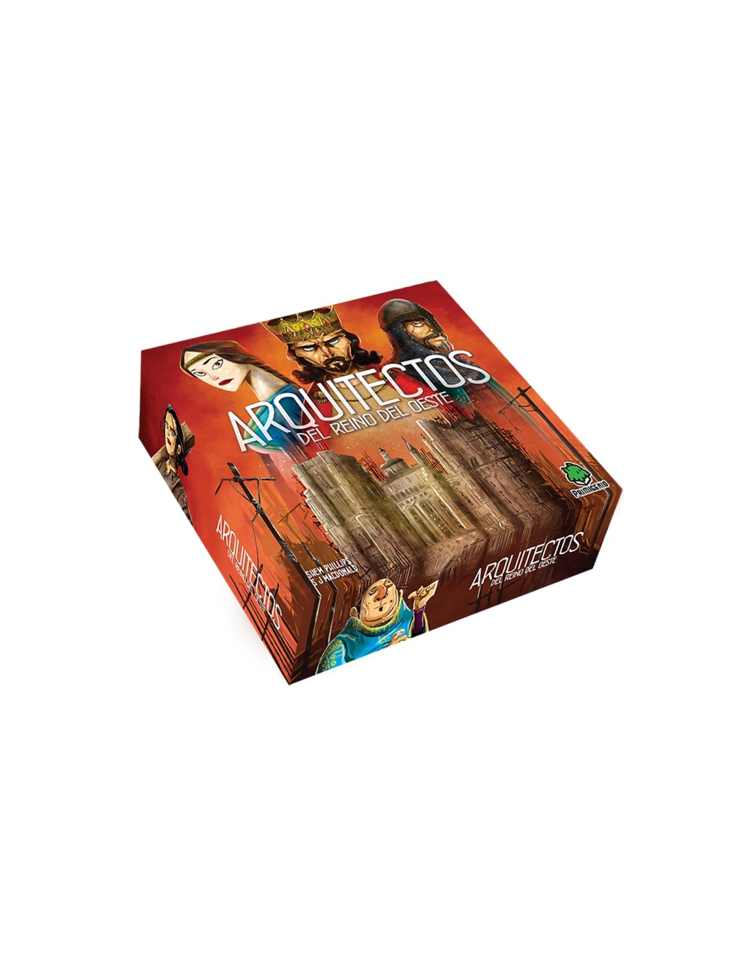 Asmodee EPAR0001 juego de tablero Arquitectos del Reino del Oeste 60 min Juego de mesa Estrategia