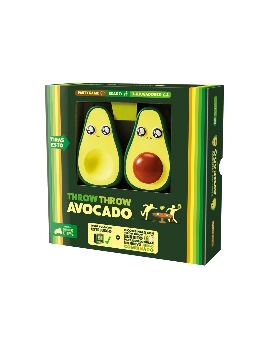 Asmodee Exploding Kittens EKITTA01ES juego de tablero Throw Throw Avocado 15 min Juego De Cartas Partido