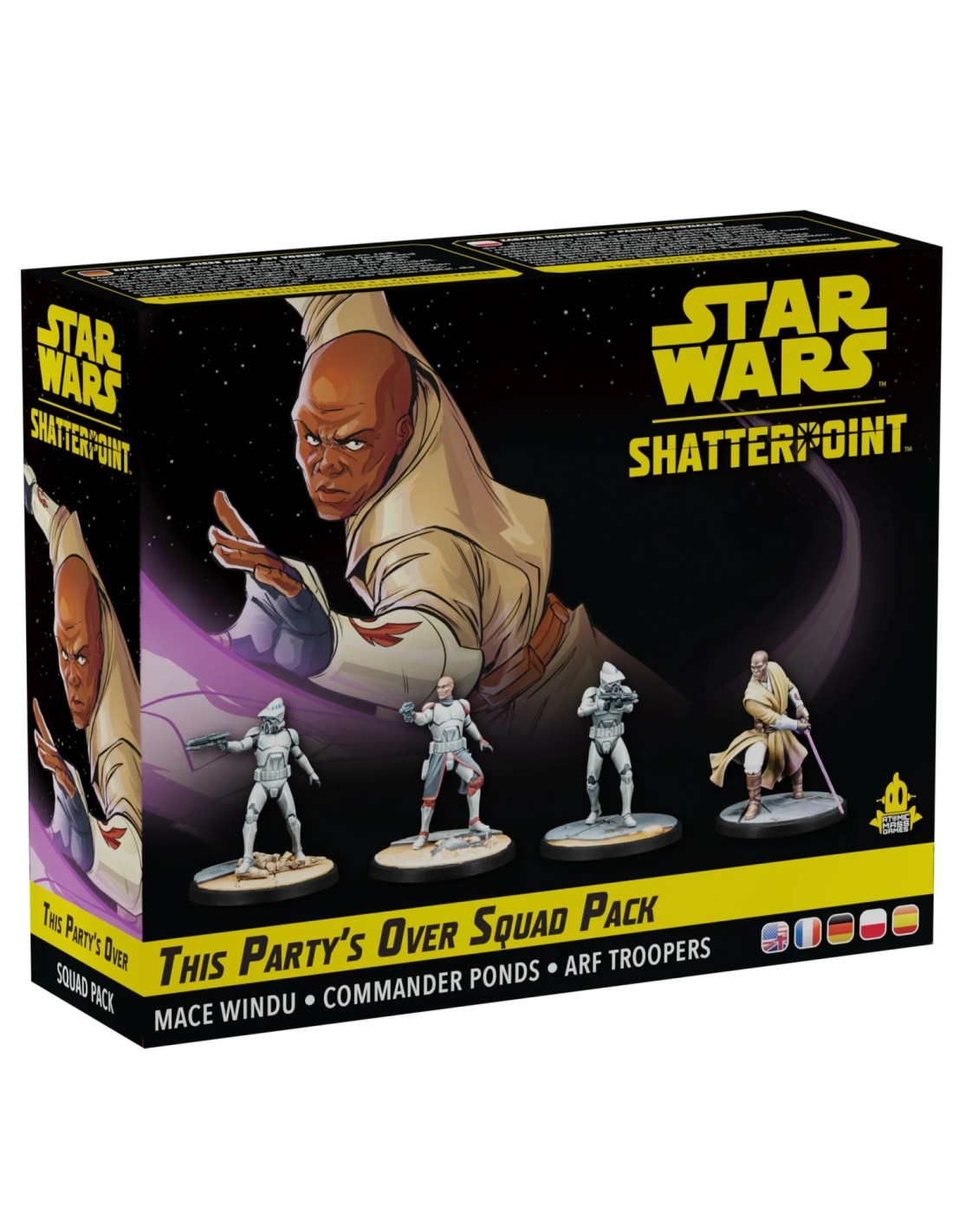 Asmodee Star Wars: Shatterpoint - This Party's Over: Mace Windu Squad Pack Figura