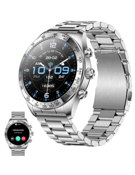 Smartwatch plateado Ksix Elite: ¡Imprescindible elegancia!