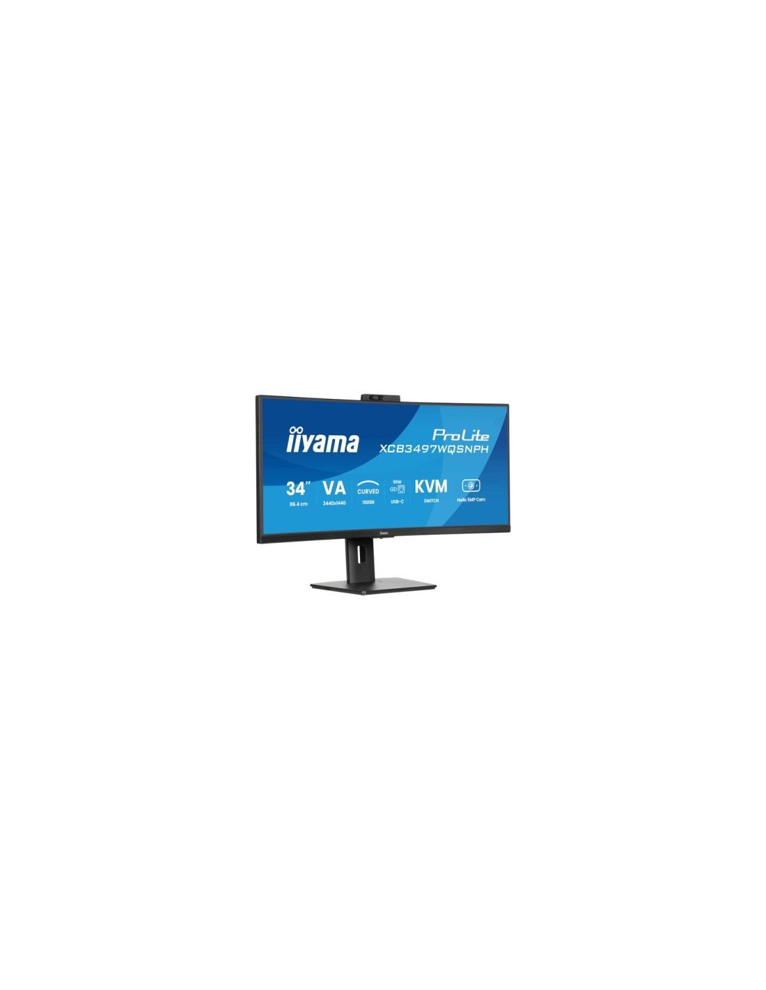 iiyama ProLite XCB3497WQSNPH-B1 pantalla para PC 86,4 cm (34") 3440 x 1440 Pixeles Negro