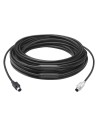 Logitech GROUP 15m Extender Cable cable ps/2 6-p Mini-DIN Negro