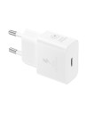 SAMSUNG POWER WALL CHARGER 25W USB-C WHITE + CABLE USB-C TO USB-C WHITE EP-T2510XWEGEU