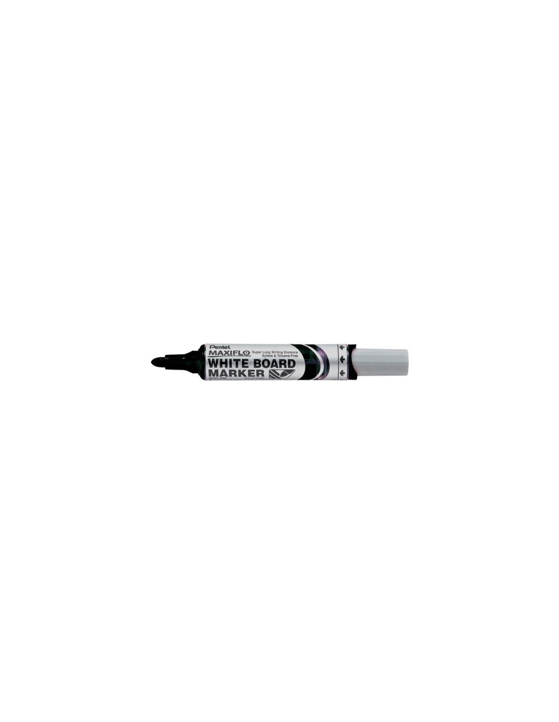 Pentel Maxiflo marcador Punta redonda Negro