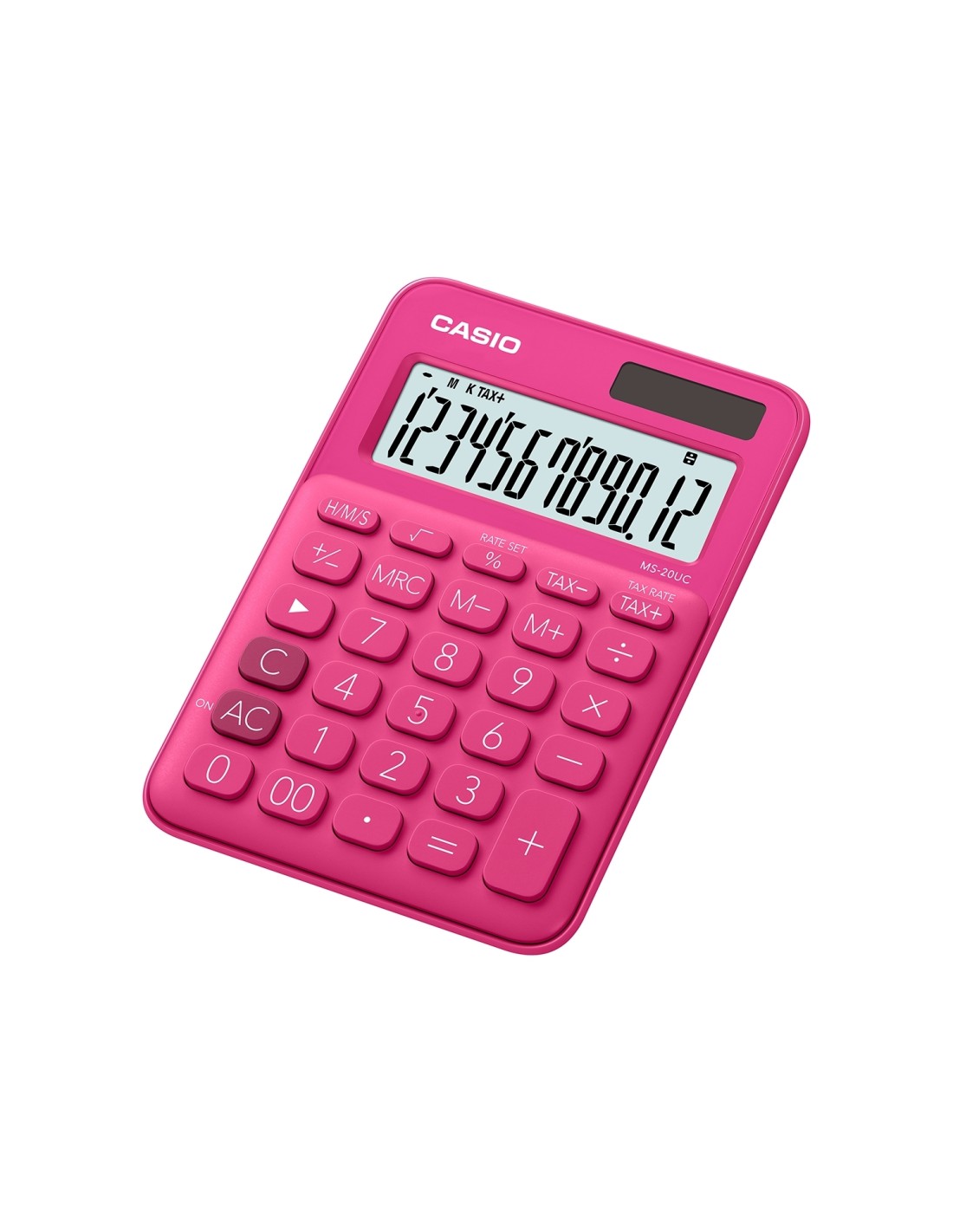 Casio MS-20UC-RD calculadora Escritorio Calculadora básica Rojo